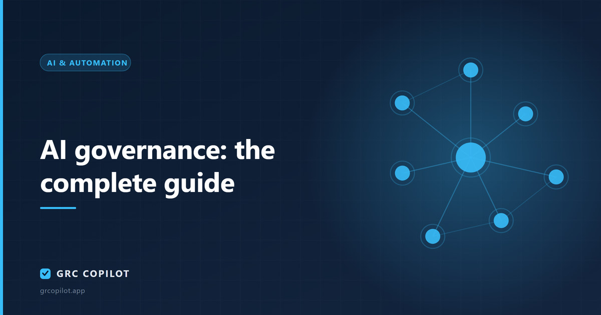 AI governance: the complete guide