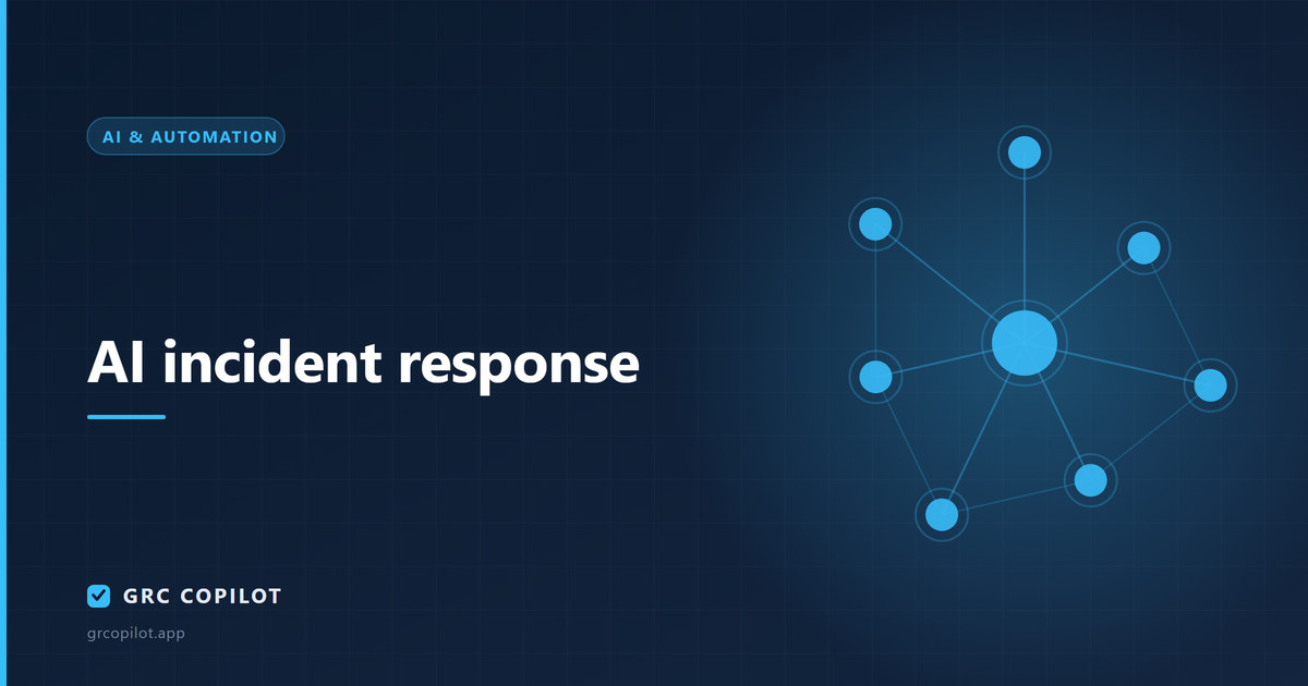 AI incident response: when the model is the problem