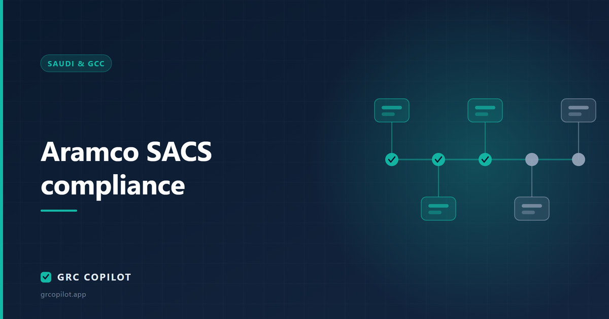 Aramco SACS compliance: what suppliers need to know