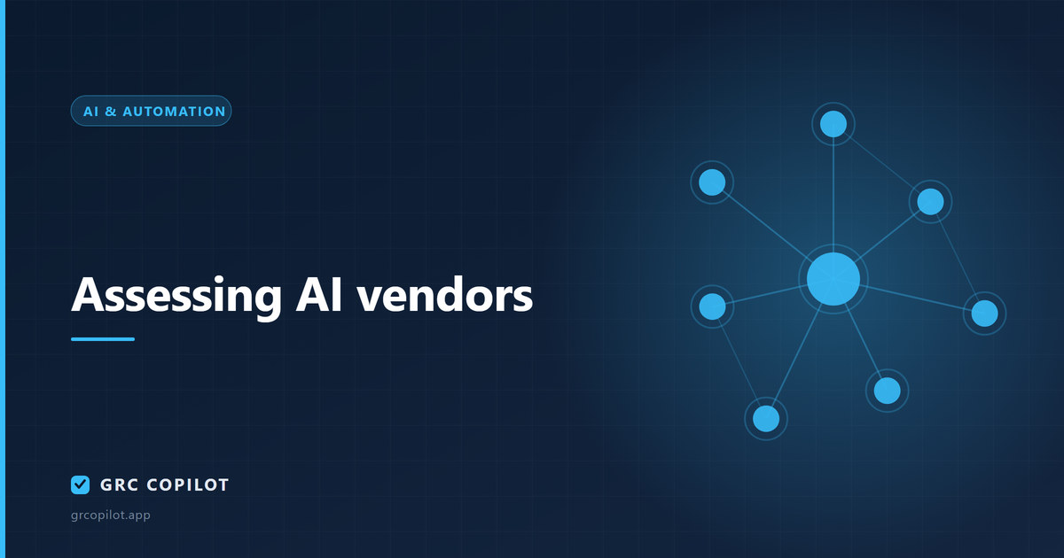 Assessing AI vendors: the questions standard due diligence misses
