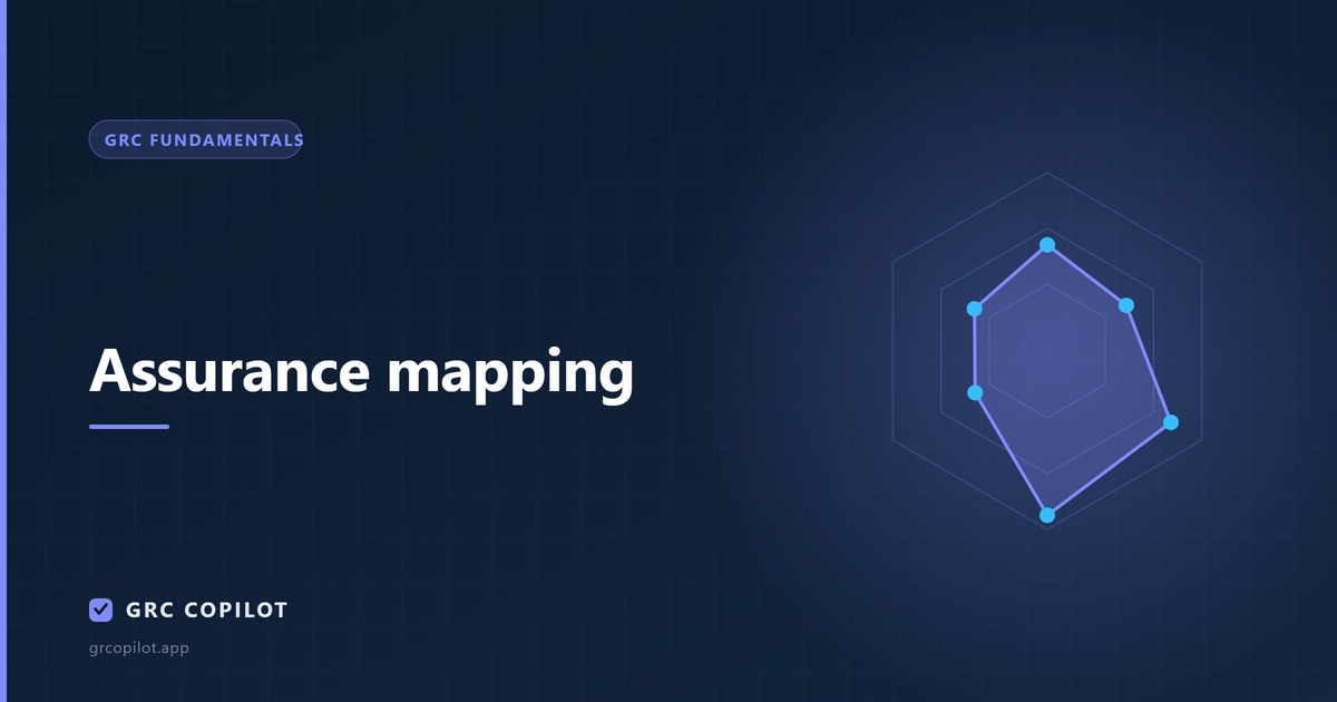 Assurance mapping: stop testing the same control five times