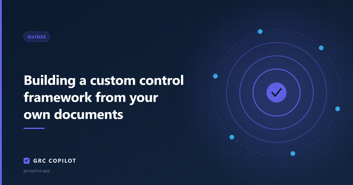 Building a custom control framework from your own documents