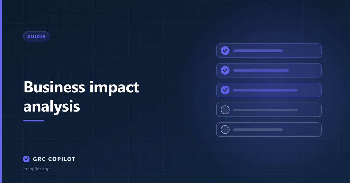 Business impact analysis: RTO, RPO and what "critical" actually means