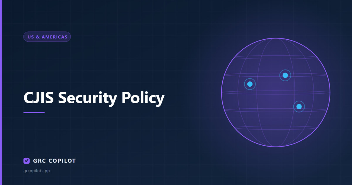 CJIS Security Policy: what contractors handling criminal justice data must do