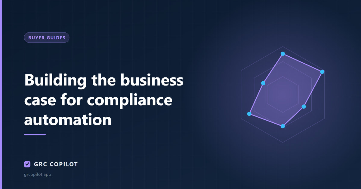 Building the business case for compliance automation