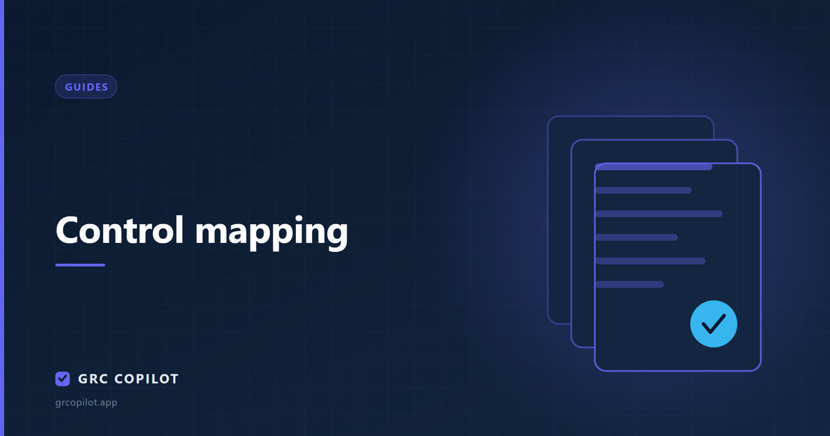 Control mapping: comply with five frameworks for the price of one