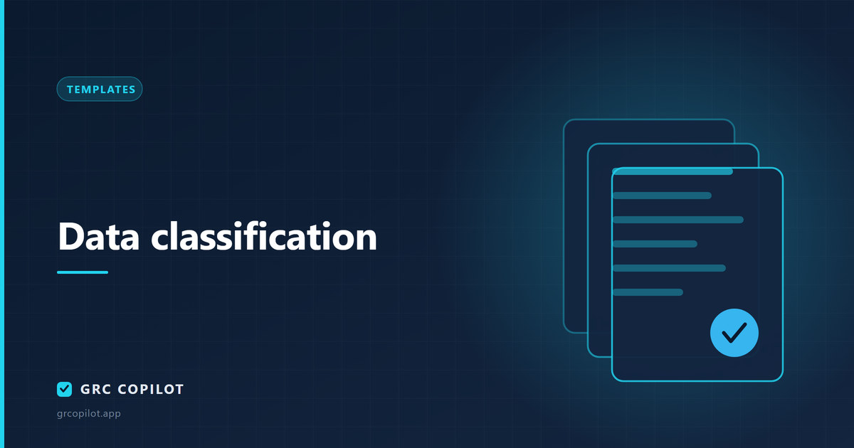 Data classification: the four-tier model that actually gets used