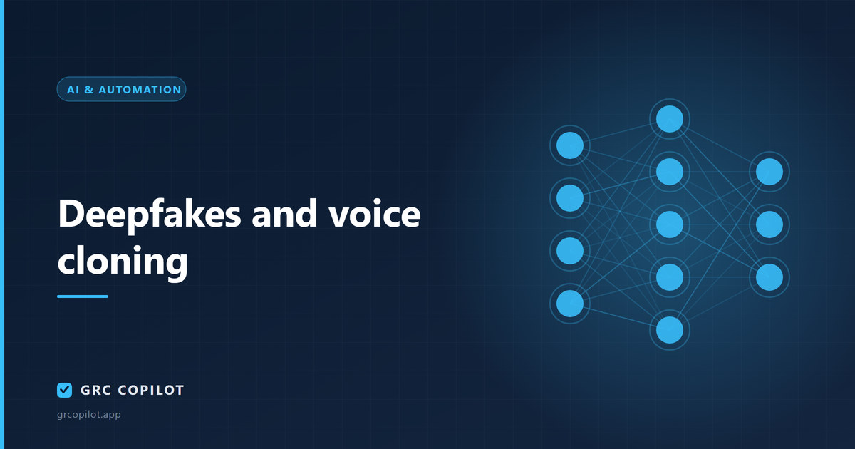 Deepfakes and voice cloning: verification processes that survive them
