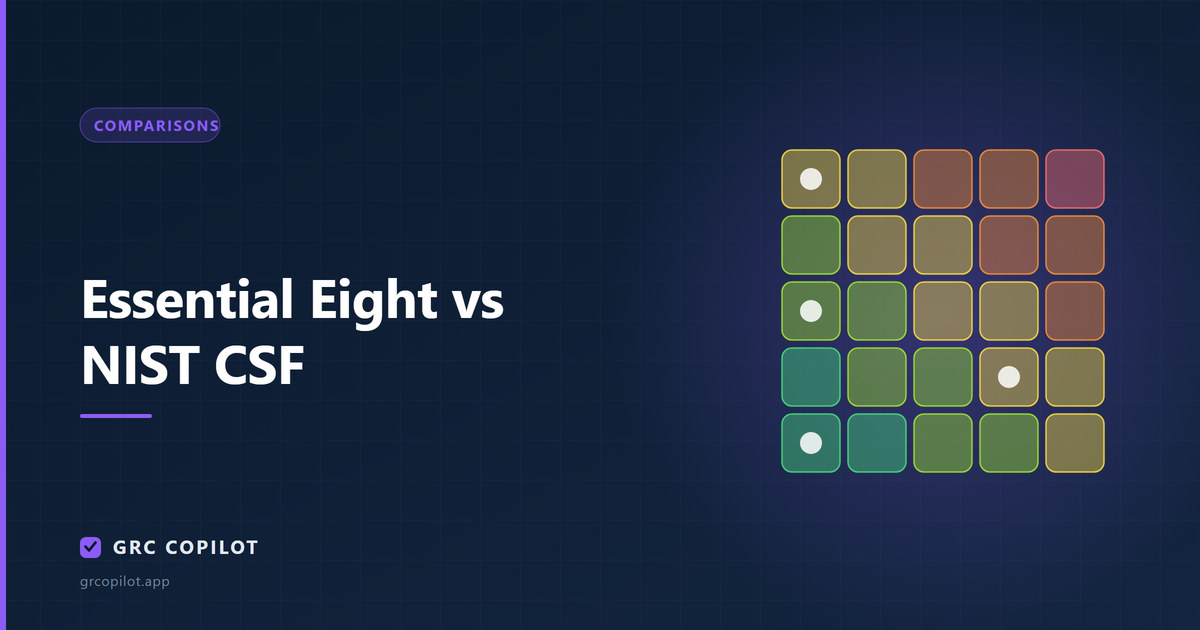 Essential Eight vs NIST CSF: prescriptive controls or a risk framework?