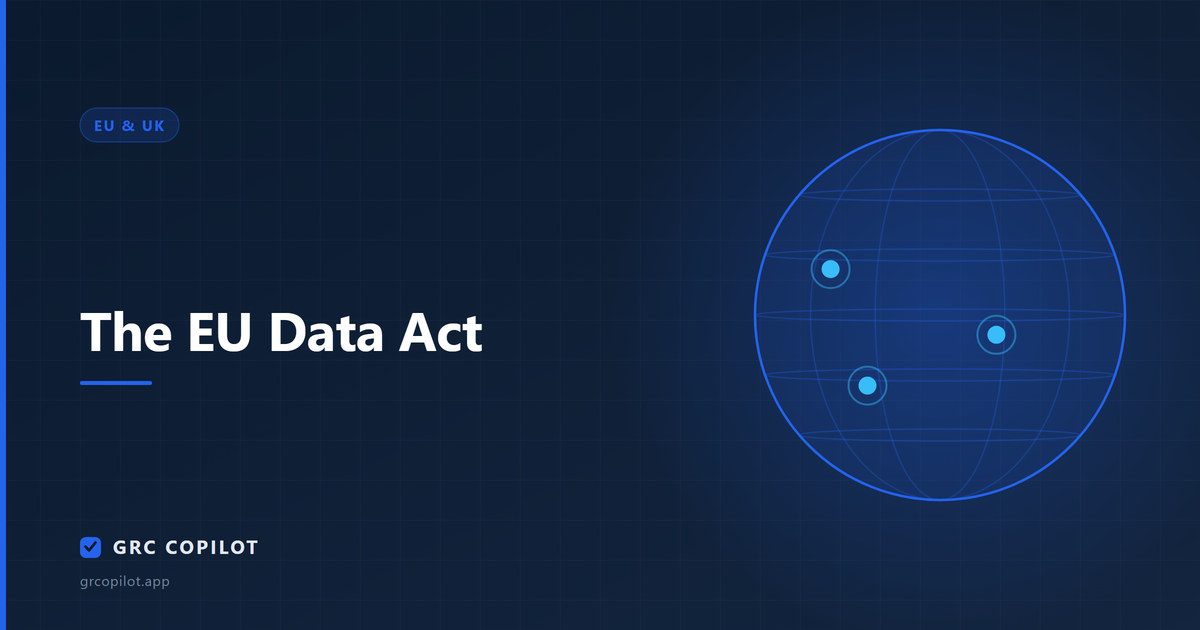 The EU Data Act: what it means if you make connected products or sell cloud services