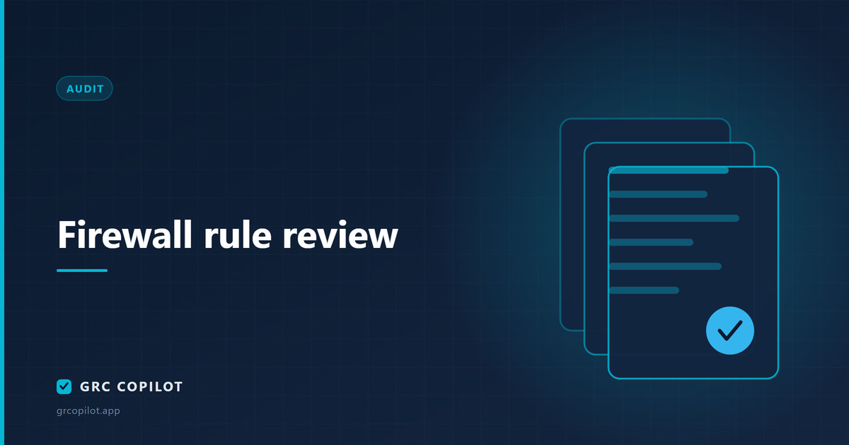 Firewall rule review: finding the any-any rule from 2019