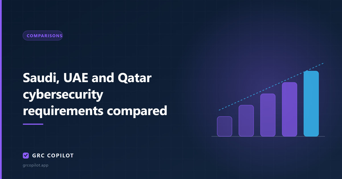 Saudi, UAE and Qatar cybersecurity requirements compared