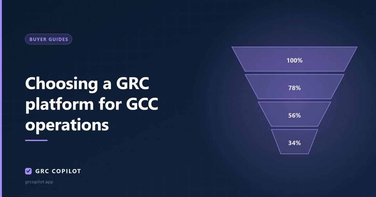 Choosing a GRC platform for GCC operations