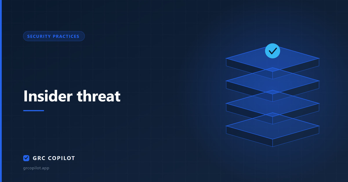 Insider threat: the risk your perimeter controls do not address
