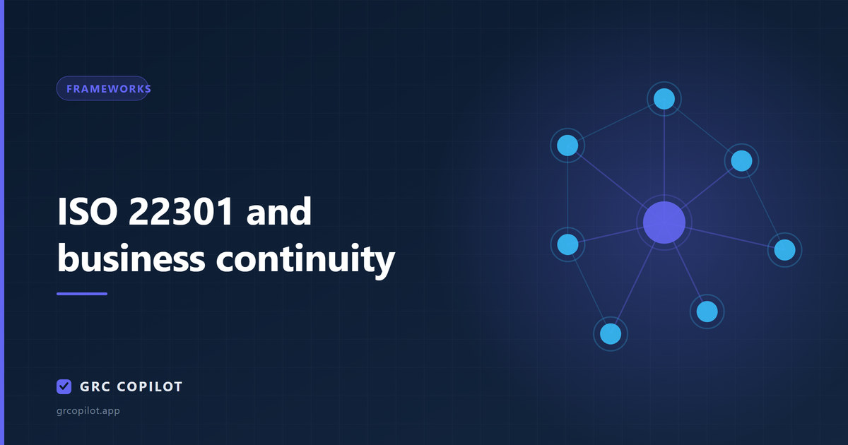 ISO 22301 and business continuity: RTO, RPO and the BIA
