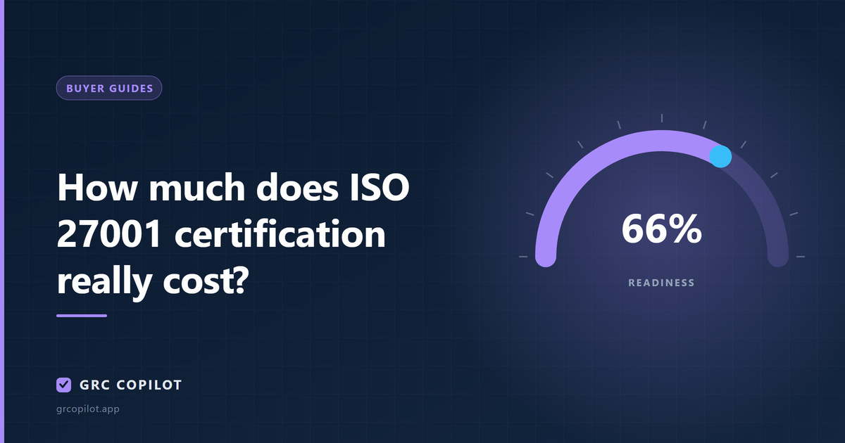 How much does ISO 27001 certification really cost?
