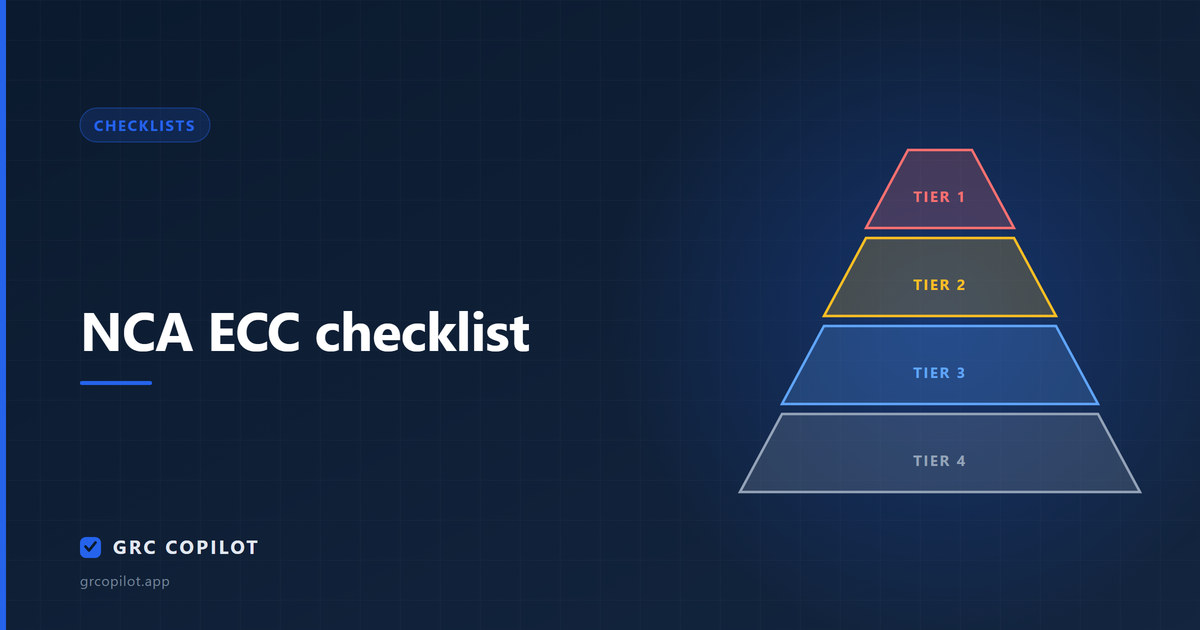 NCA ECC checklist: what to have ready for self-assessment