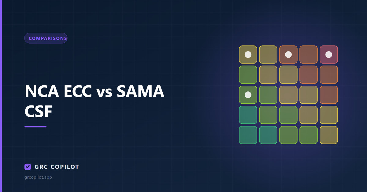NCA ECC vs SAMA CSF: which applies to you, and can one programme cover both?