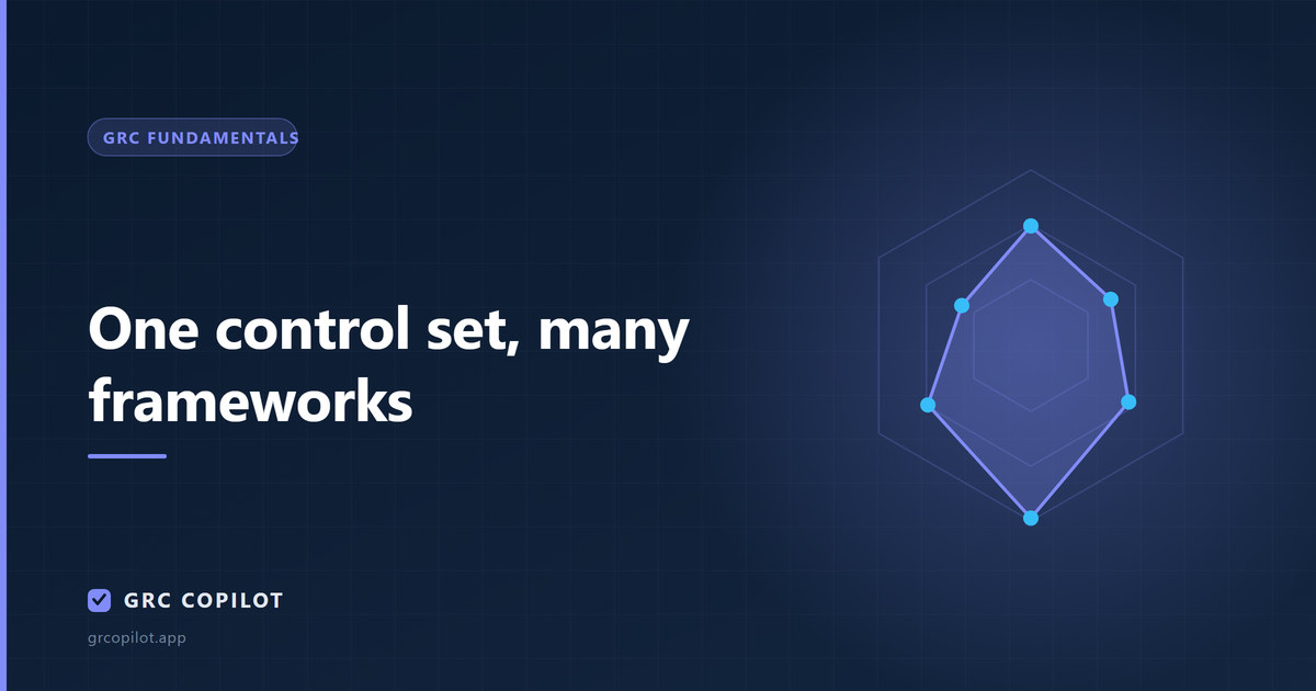 One control set, many frameworks: the only way multi-framework compliance scales