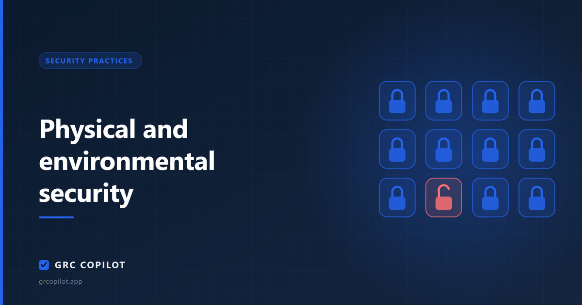 Physical and environmental security: the domain the cloud did not remove