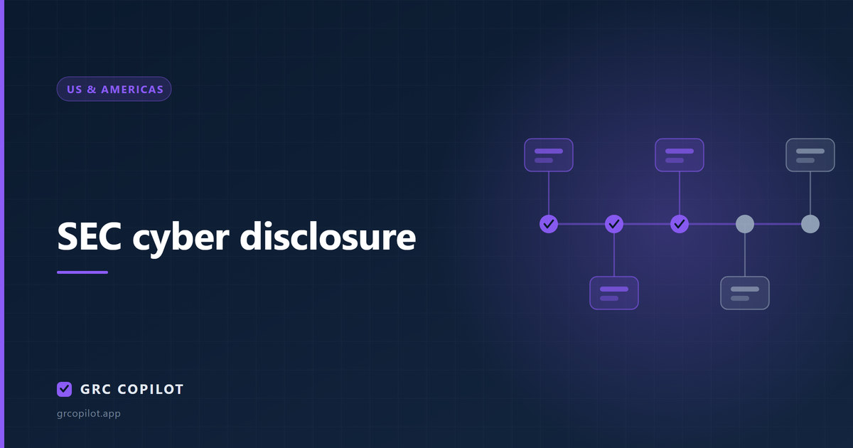 SEC cyber disclosure: the four-day clock starts at materiality, not detection