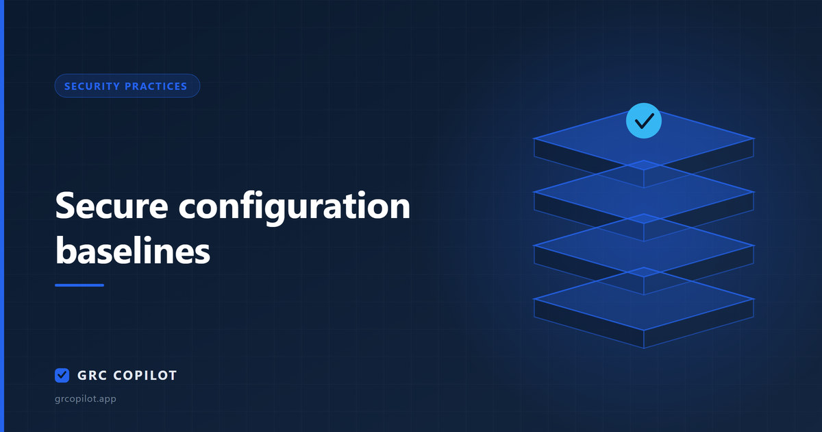 Secure configuration baselines: hardening that survives contact with production