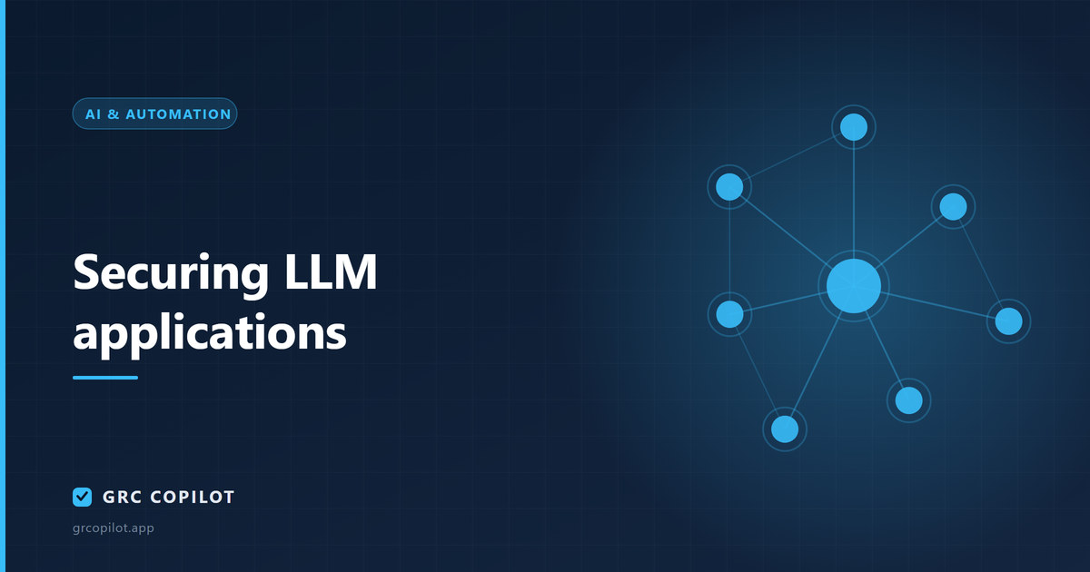 Securing LLM applications: prompt injection is an architecture problem
