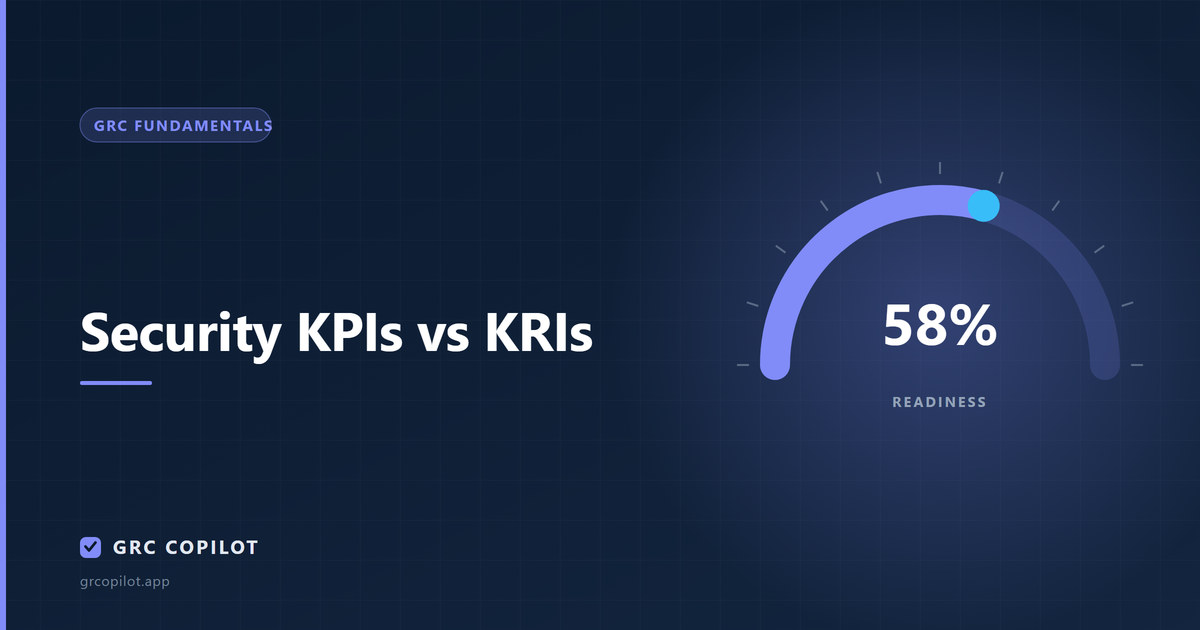 Security KPIs vs KRIs: measuring performance and measuring danger