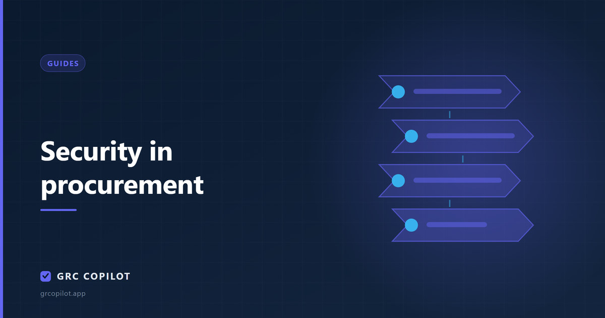 Security in procurement: the leverage you only have before signing