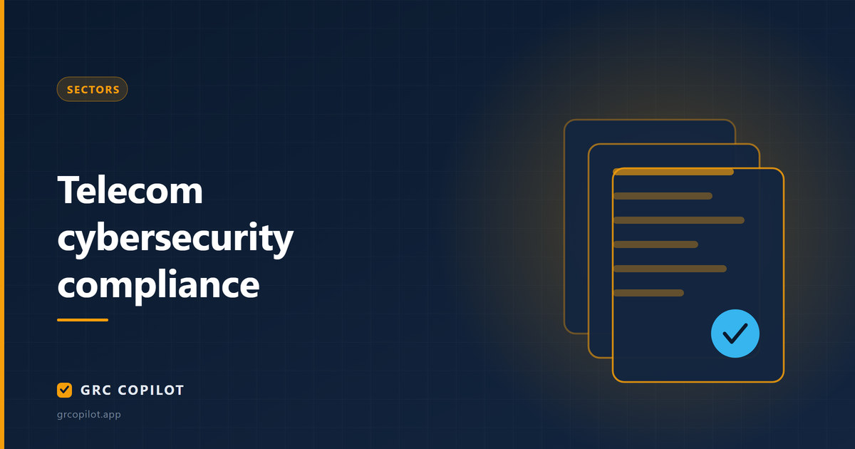 Telecom cybersecurity compliance: regulated infrastructure at national scale