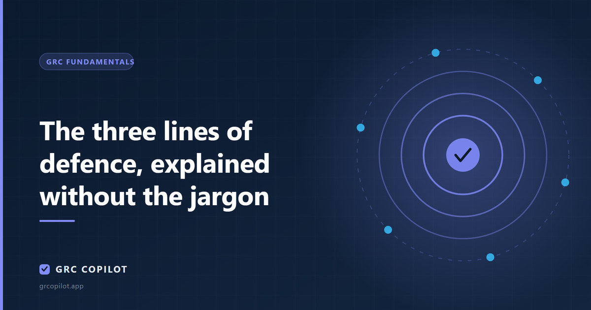 The three lines of defence, explained without the jargon